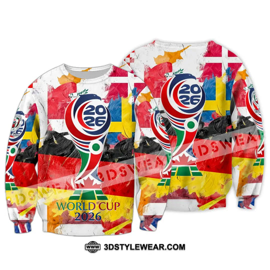 Unisex Shirt - Custom World Cup 2026 3D Shirt style option 4