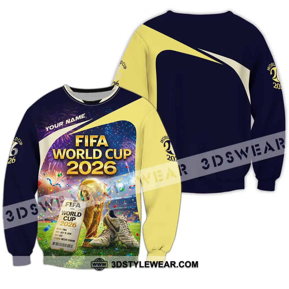 Unisex Shirt - Custom World Cup 2026 3D Shirt Long Sleeve / S T-shirt