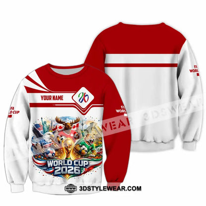 Unisex Shirt - Custom World Cup 2026 3D Shirt Long Sleeve / S T-shirt