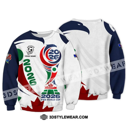Unisex Shirt - Custom World Cup 2026 3D Shirt Long Sleeve / S T-shirt