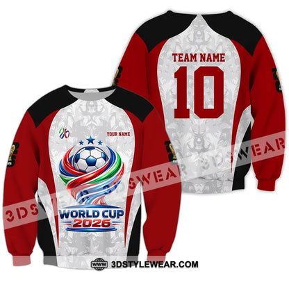 Unisex Shirt - Custom World Cup 2026 3D Shirt Long Sleeve / S T-shirt
