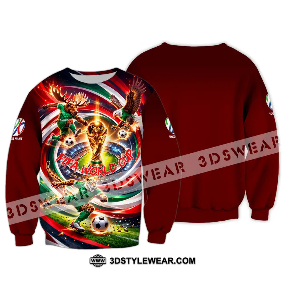 Unisex Shirt - Custom World Cup 2026 3D Shirt Long Sleeve / S T-shirt