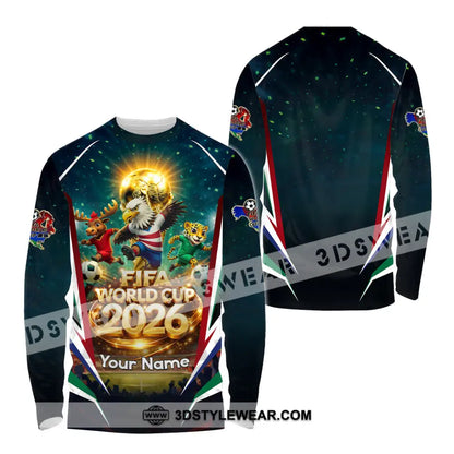 Unisex Shirt - Custom World Cup 2026 3D Shirt Long Sleeve Shirt / S T-shirt