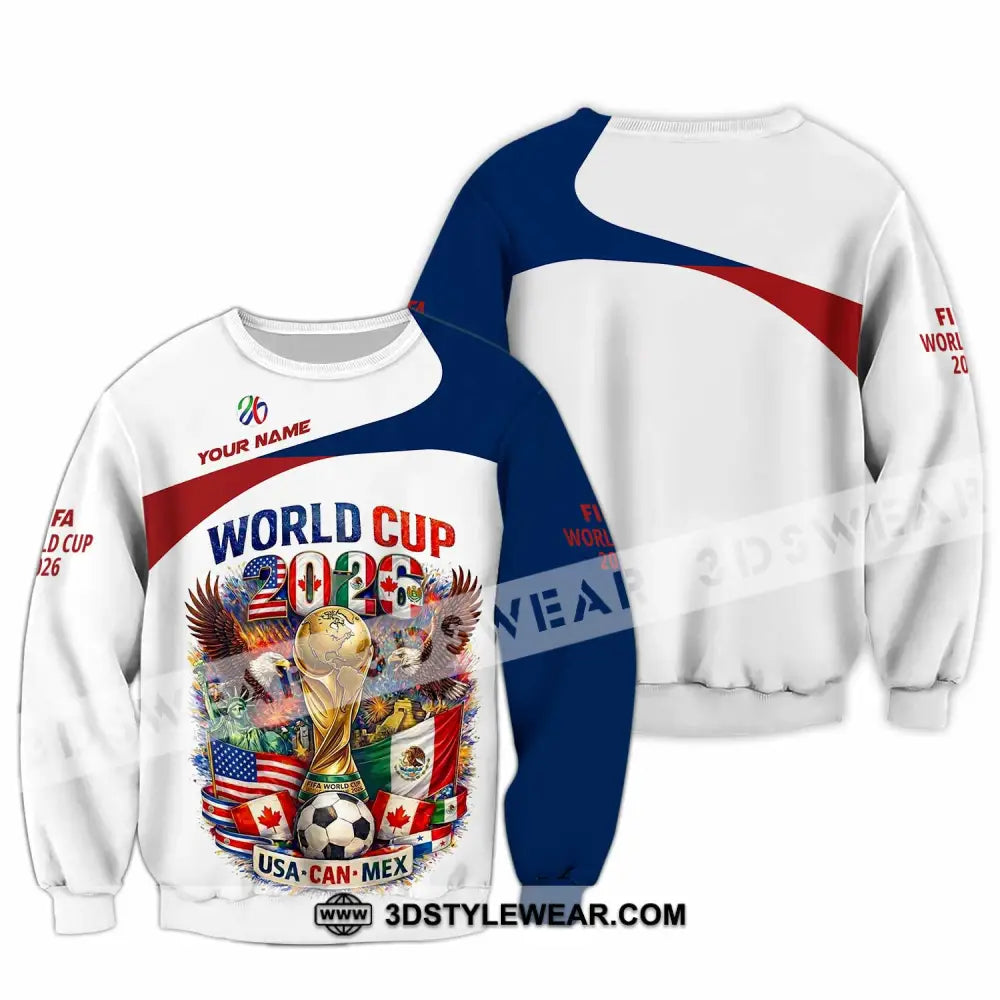 Unisex Shirt - Custom World Cup 2026 3D Shirt - Long Sleeve / S - T-shirt