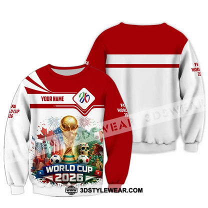 Unisex Shirt - Custom World Cup 2026 3D Shirt Long Sleeve / S T-shirt