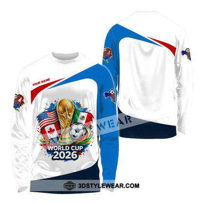 Unisex Shirt - Custom World Cup 2026 3D Shirt - Long Sleeve Shirt / S - T-shirt
