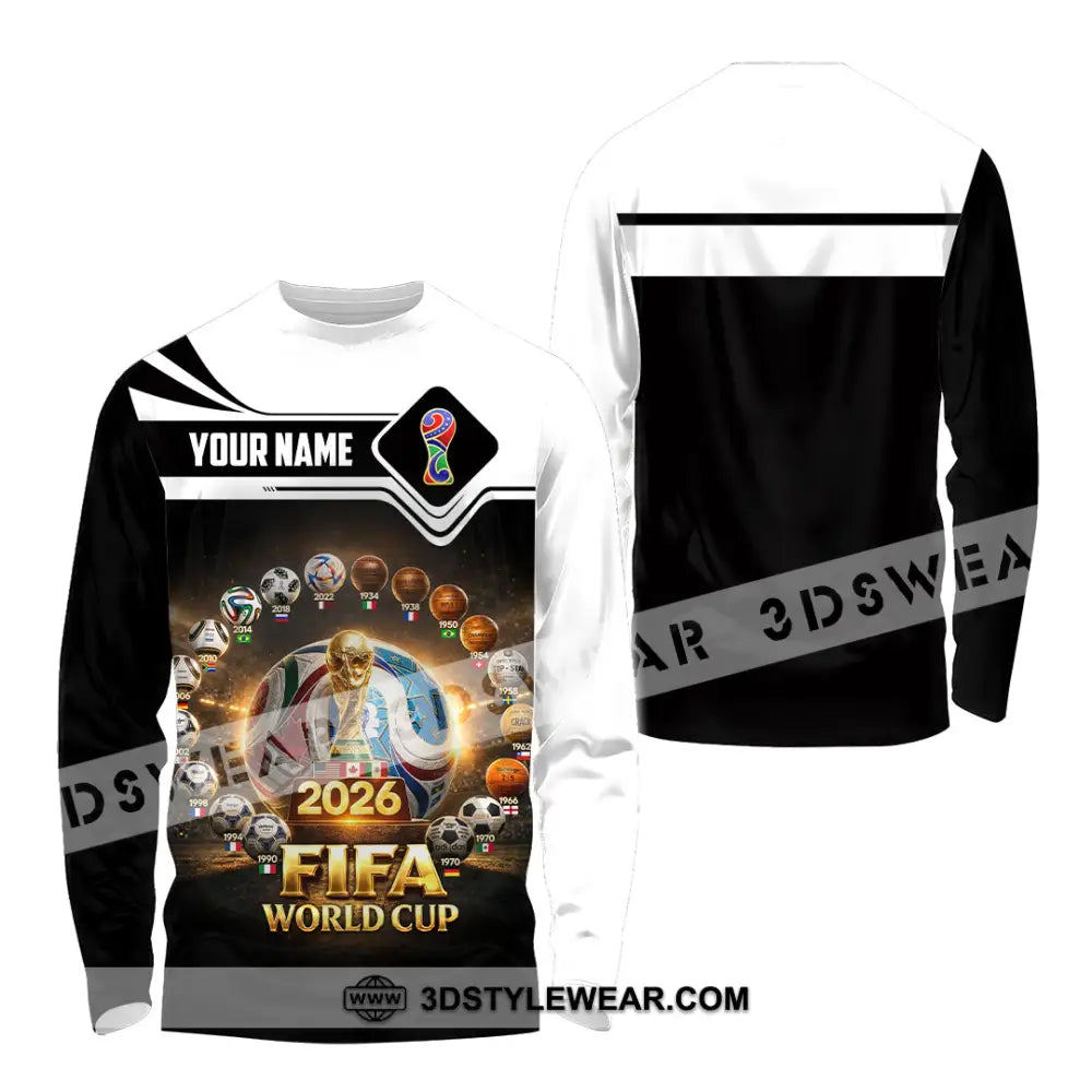 Unisex Shirt - Custom World Cup 2026 3D Shirt - Long Sleeve Shirt / S - T-shirt