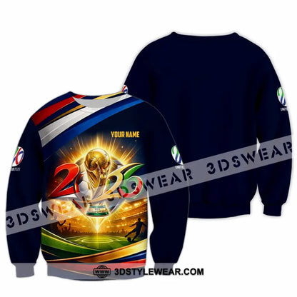 Unisex Shirt - Custom World Cup 2026 3D Shirt - Long Sleeve / S - T-shirt