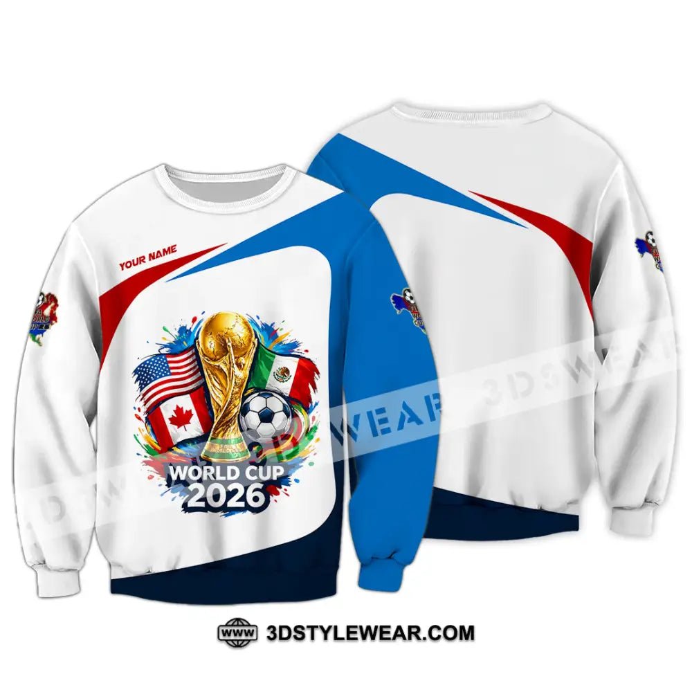 Unisex Shirt - Custom World Cup 2026 3D Shirt - Long Sleeve / S - T-shirt