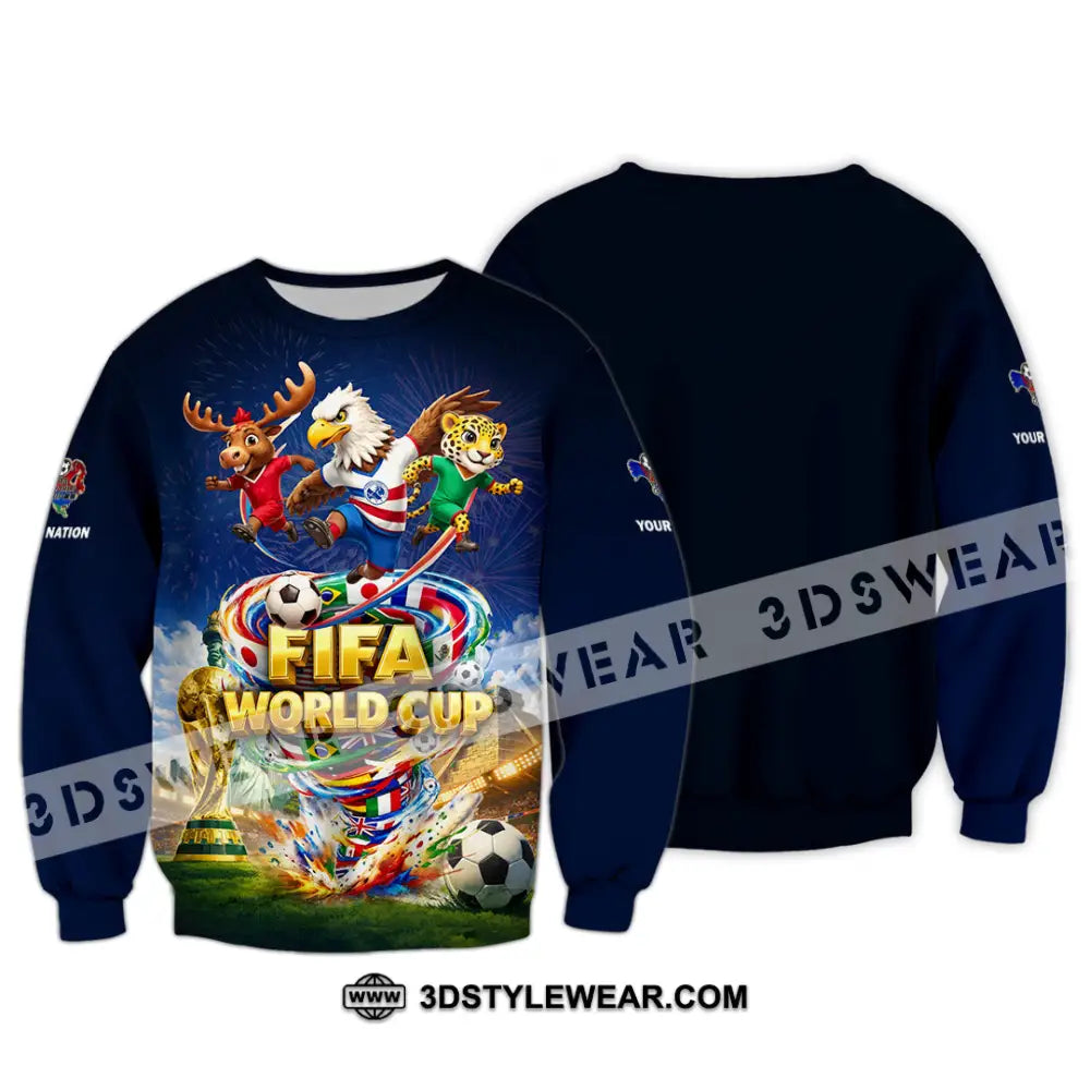 Unisex Shirt - Custom World Cup 2026 3D Shirt Long Sleeve / S T-shirt