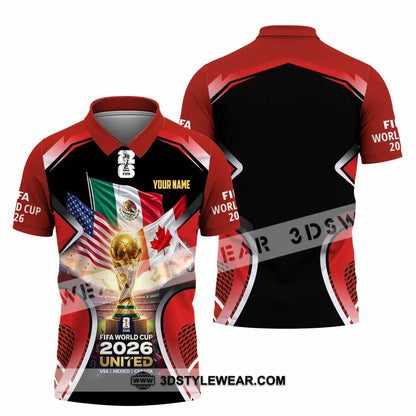 Unisex Shirt - Custom World Cup 2026 3D Shirt Polo Shirt / S T-shirt