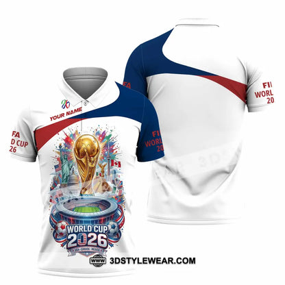 Unisex Shirt - Custom World Cup 2026 3D Shirt - Polo Shirt / S - T-shirt