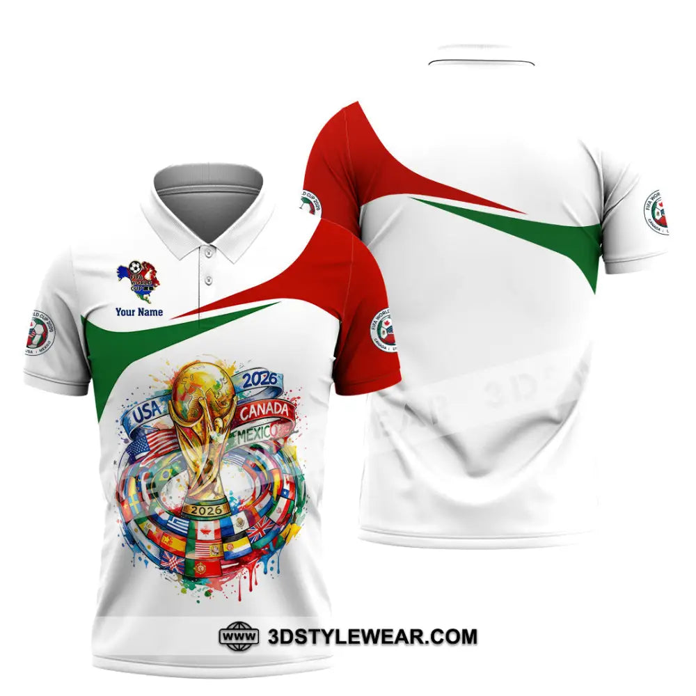 Unisex Shirt - Custom World Cup 2026 3D Shirt - Polo Shirt / S - T-shirt