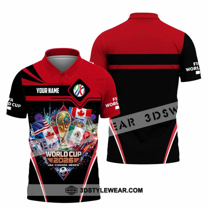 Unisex Shirt - Custom World Cup 2026 3D Shirt Polo Shirt / S T-shirt