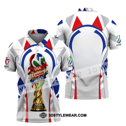 Unisex Shirt - Custom World Cup 2026 3D Shirt Polo Shirt / S T-shirt