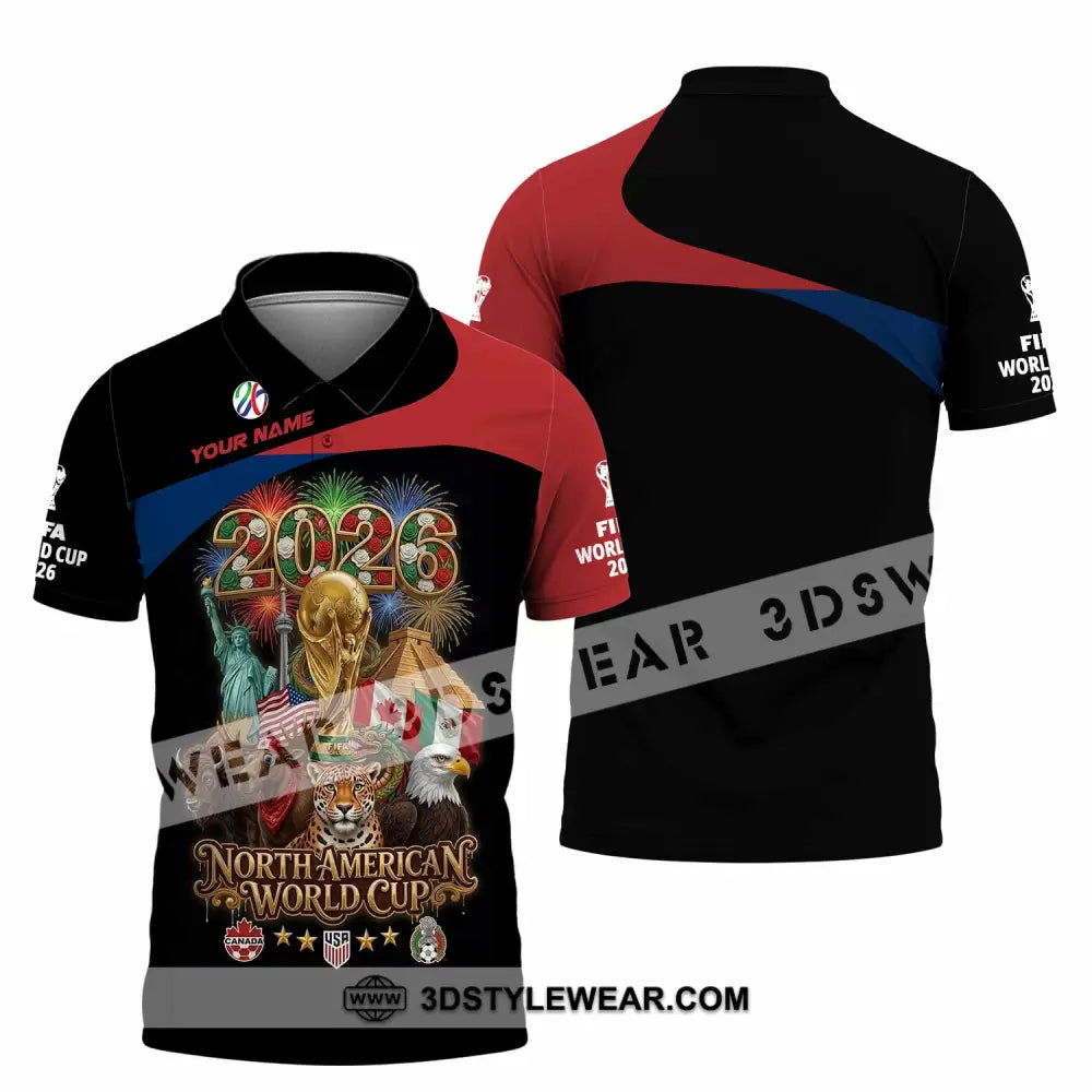 Unisex Shirt - Custom World Cup 2026 3D Shirt - Polo Shirt / S - T-shirt