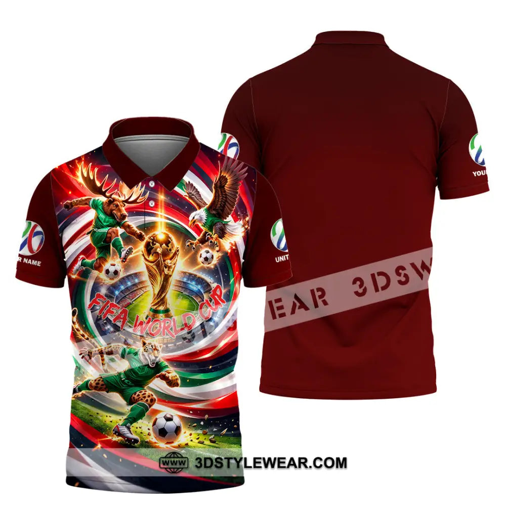 Unisex Shirt - Custom World Cup 2026 3D Shirt Polo Shirt / S T-shirt