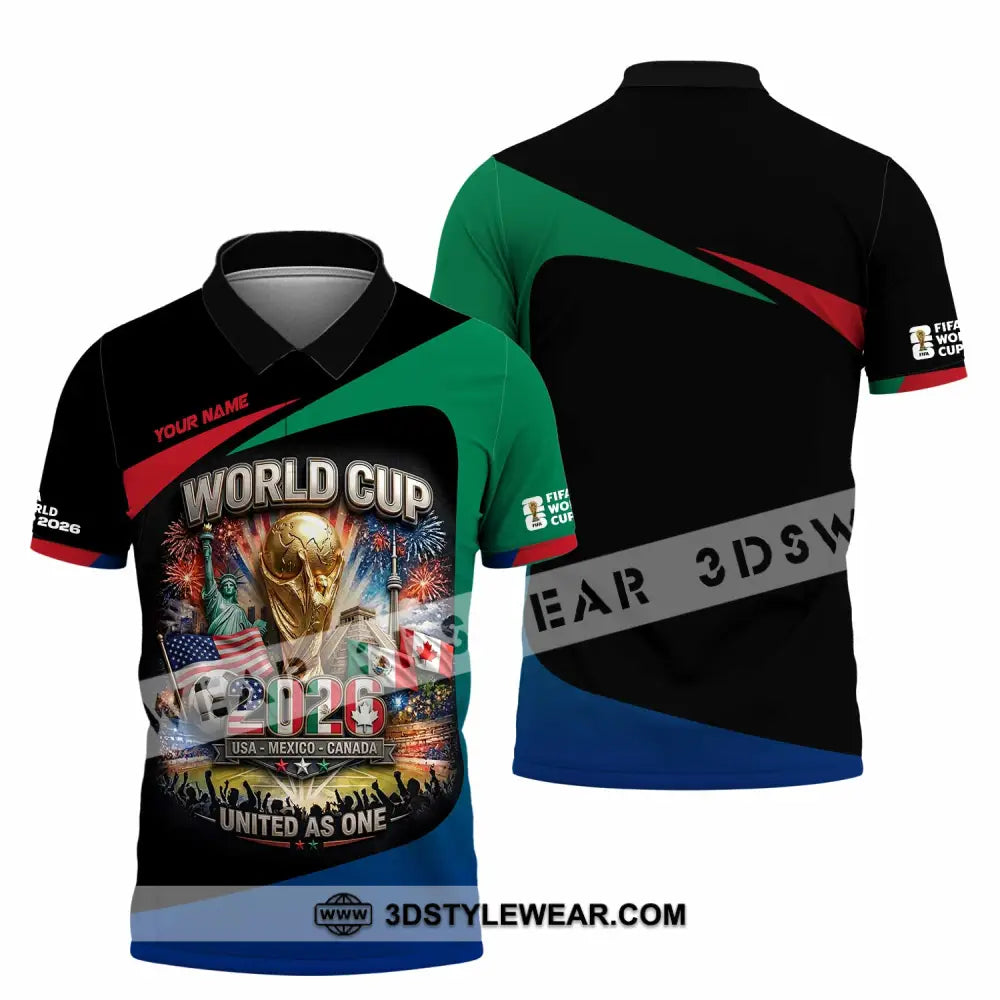 Unisex Shirt - Custom World Cup 2026 3D Shirt Polo Shirt / S T-shirt