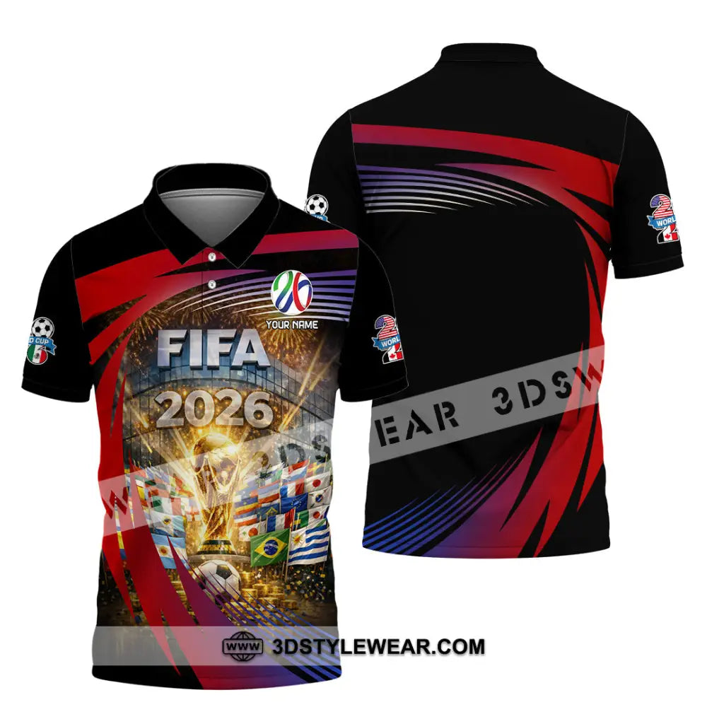 Unisex Shirt - Custom World Cup 2026 3D Shirt Polo Shirt / S T-shirt