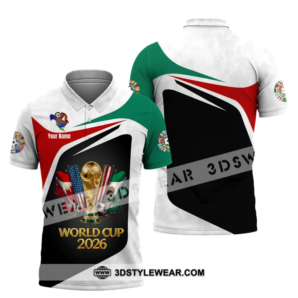 Unisex Shirt - Custom World Cup 2026 3D Shirt - Polo Shirt / S - T-shirt