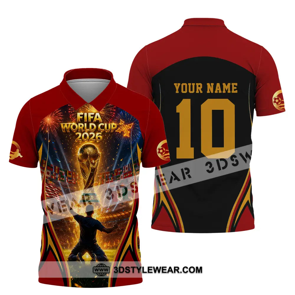 Unisex Shirt - Custom World Cup 2026 3D Shirt Polo Shirt / S T-shirt