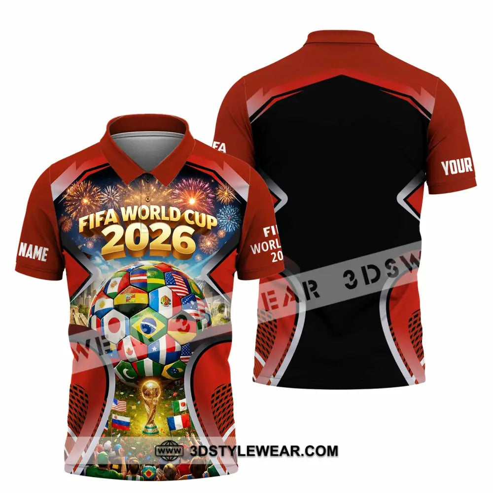 Unisex Shirt - Custom World Cup 2026 3D Shirt Polo Shirt / S T-shirt