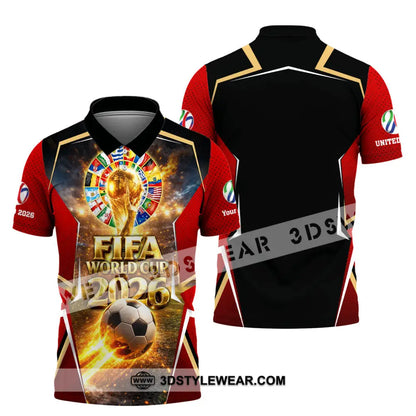 Unisex Shirt - Custom World Cup 2026 3D Shirt - Polo Shirt / S - T-shirt