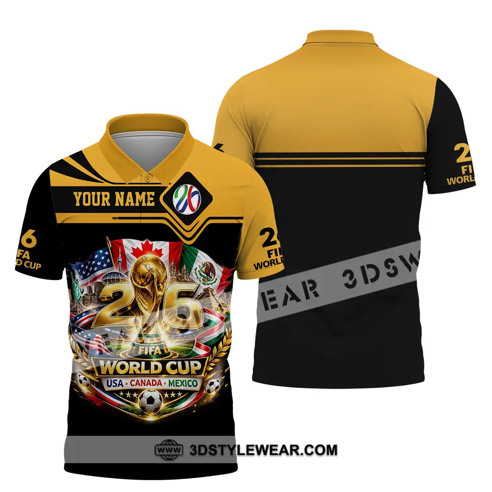 Unisex Shirt - Custom World Cup 2026 3D Shirt - Polo Shirt / S - T-shirt