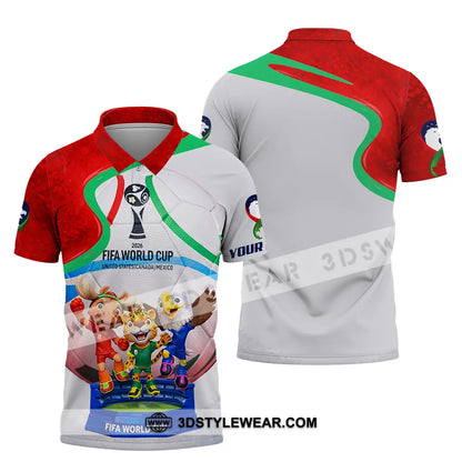 Unisex Shirt - Custom World Cup 2026 3D Shirt Polo Shirt / S T-shirt