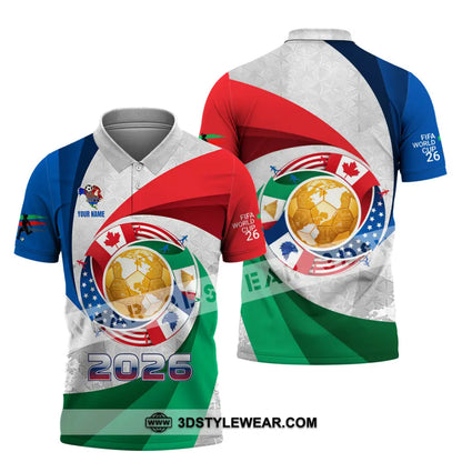 Unisex Shirt - Custom World Cup 2026 3D Shirt Polo Shirt / S T-shirt