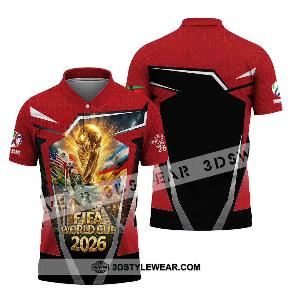 Unisex Shirt - Custom World Cup 2026 3D Shirt Polo Shirt / S T-shirt