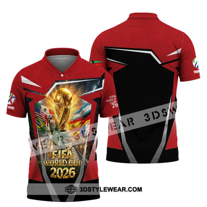 Unisex Shirt - Custom World Cup 2026 3D Shirt Polo Shirt / S T-shirt