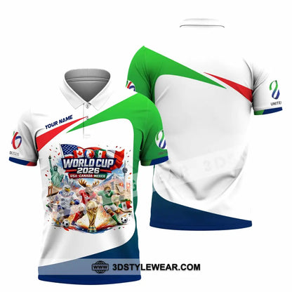 Unisex Shirt - Custom World Cup 2026 3D Shirt Polo Shirt / S T-shirt