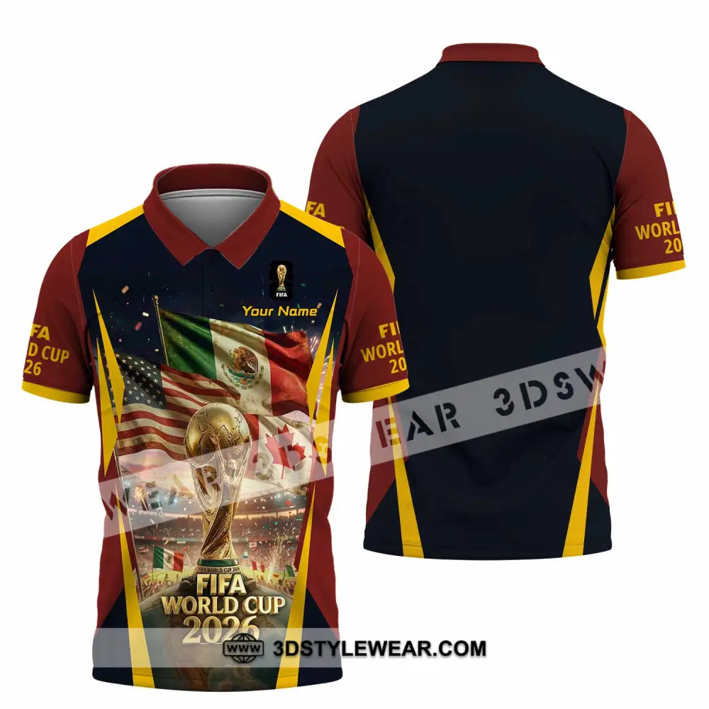Unisex Shirt - Custom World Cup 2026 3D Shirt Polo Shirt / S T-shirt