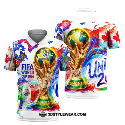Unisex Shirt - Custom World Cup 2026 3D Shirt - Polo Shirt / S - T-shirt