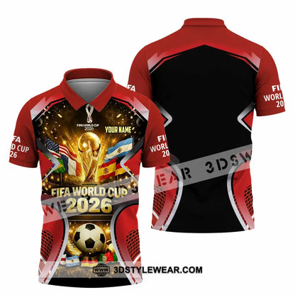 Unisex Shirt - Custom World Cup 2026 3D Shirt Polo Shirt / S T-shirt