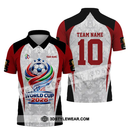 Unisex Shirt - Custom World Cup 2026 3D Shirt Polo Shirt / S T-shirt