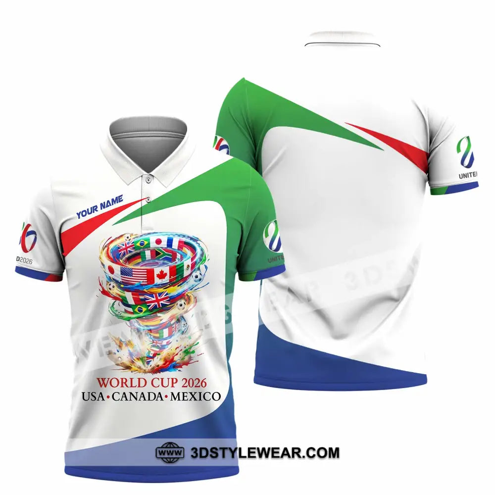 Unisex Shirt - Custom World Cup 2026 3D Shirt Polo Shirt / S T-shirt