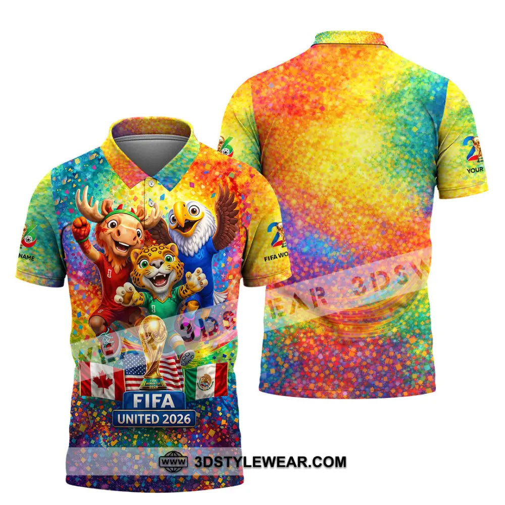 Unisex Shirt - Custom World Cup 2026 3D Shirt - Polo Shirt / S - T-shirt