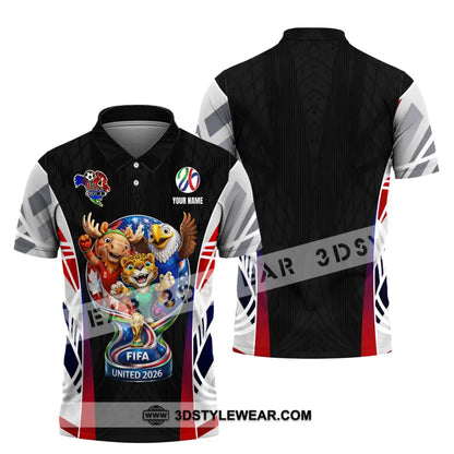 Unisex Shirt - Custom World Cup 2026 3D Shirt Polo Shirt / S T-shirt