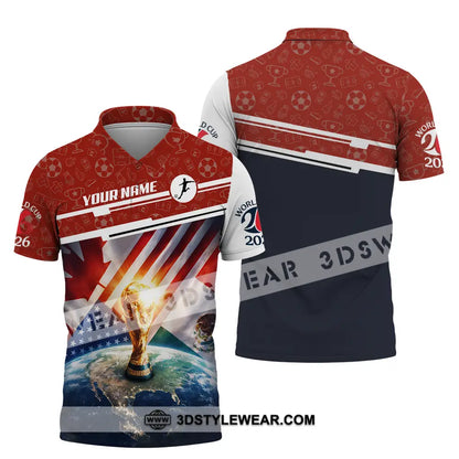 Unisex Shirt - Custom World Cup 2026 3D Shirt Polo Shirt / S T-shirt