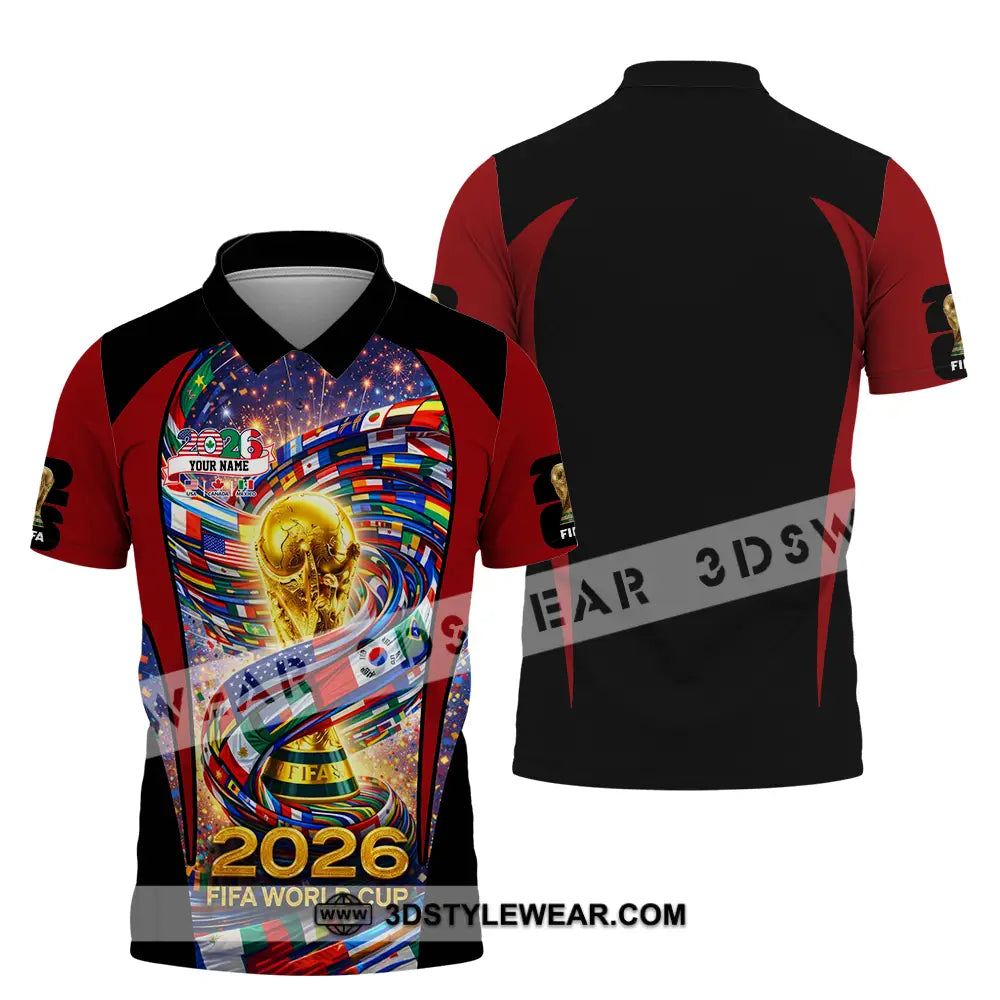 Unisex Shirt - Custom World Cup 2026 3D Shirt Polo Shirt / S T-shirt