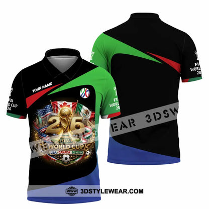 Unisex Shirt - Custom World Cup 2026 3D Shirt Polo Shirt / S T-shirt