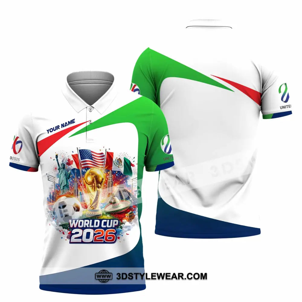 Unisex Shirt - Custom World Cup 2026 3D Shirt Polo Shirt / S T-shirt