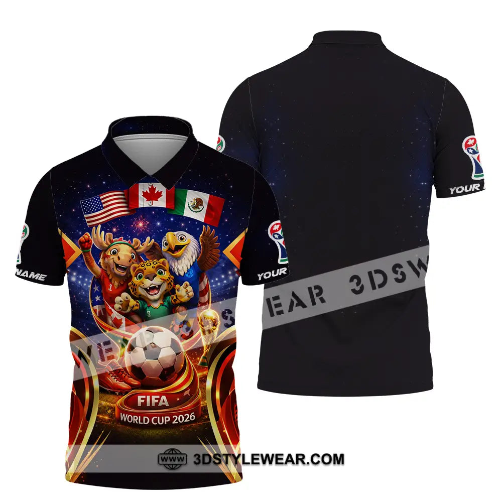 Unisex Shirt - Custom World Cup 2026 3D Shirt Polo Shirt / S T-shirt