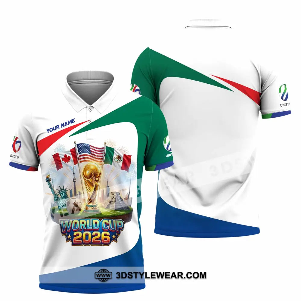 Unisex Shirt - Custom World Cup 2026 3D Shirt Polo Shirt / S T-shirt