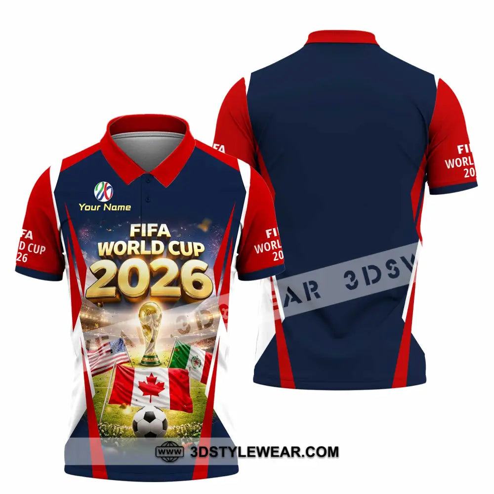 Unisex Shirt - Custom World Cup 2026 3D Shirt Polo Shirt / S T-shirt