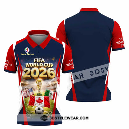 Unisex Shirt - Custom World Cup 2026 3D Shirt Polo Shirt / S T-shirt