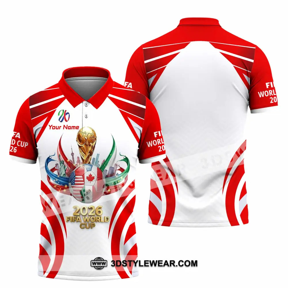 Unisex Shirt - Custom World Cup 2026 3D Shirt Polo Shirt / S T-shirt