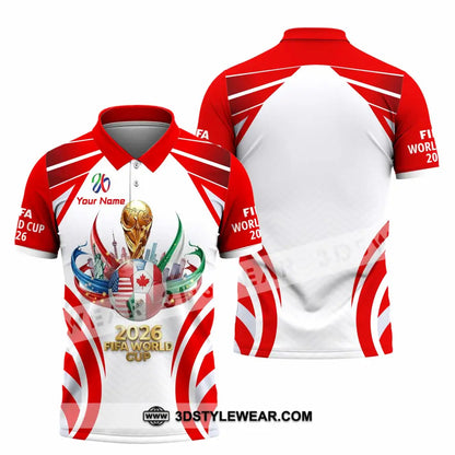 Unisex Shirt - Custom World Cup 2026 3D Shirt Polo Shirt / S T-shirt